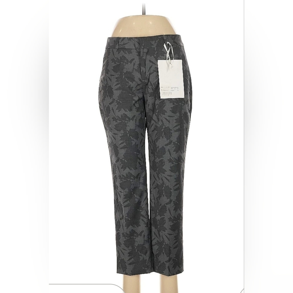 Love Moschino Leaf Print Ankle Pants Size 4 NWT